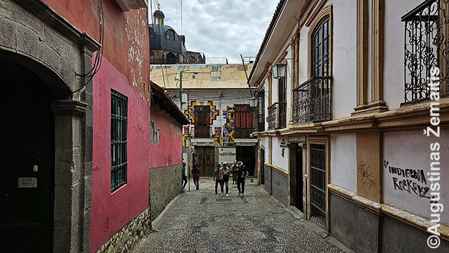 Chaeno gatvė La Pazo senamiestyje