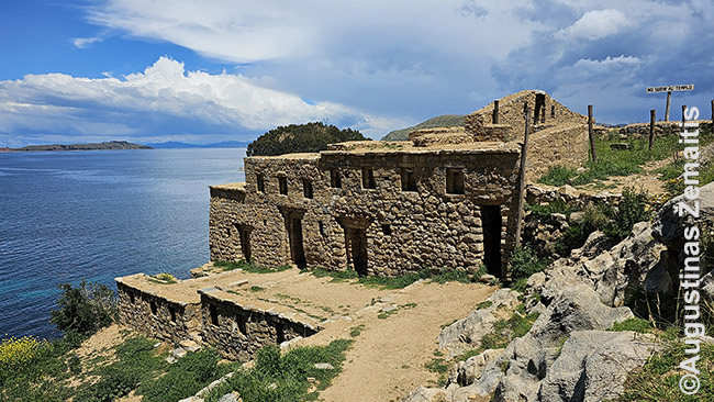 Inkų šventykla (atkurta po žemės drebėjimo) Isla del Sol