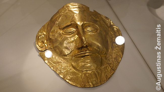 Auksinė kaukė iš MIkėnų
