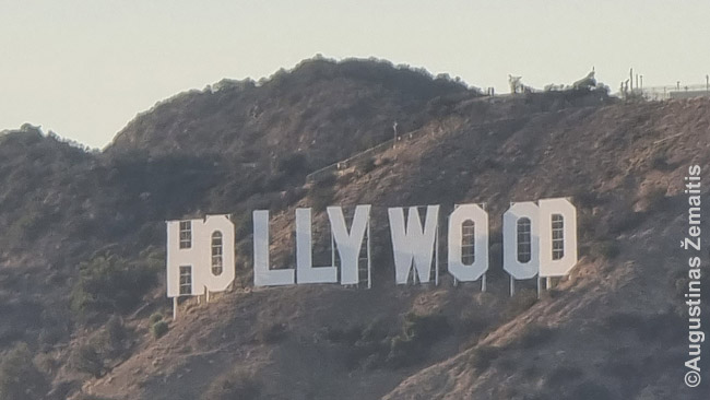 Holivudo ženklas - Los Andželo simbolis