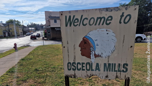 Įvažiavimas į Osceola Milsą
