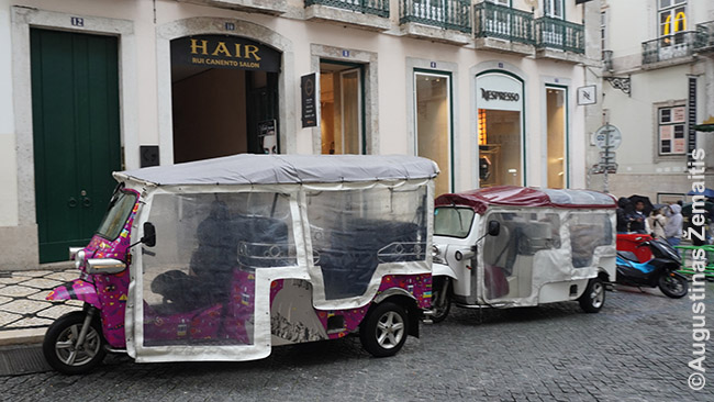 Tuktukai Lisabonoje