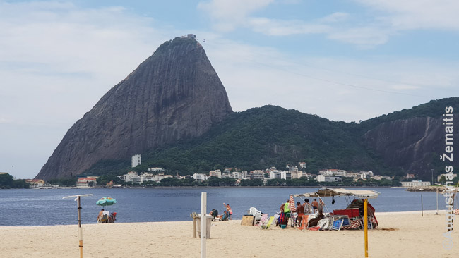 Flamengo paplūdimio panorama