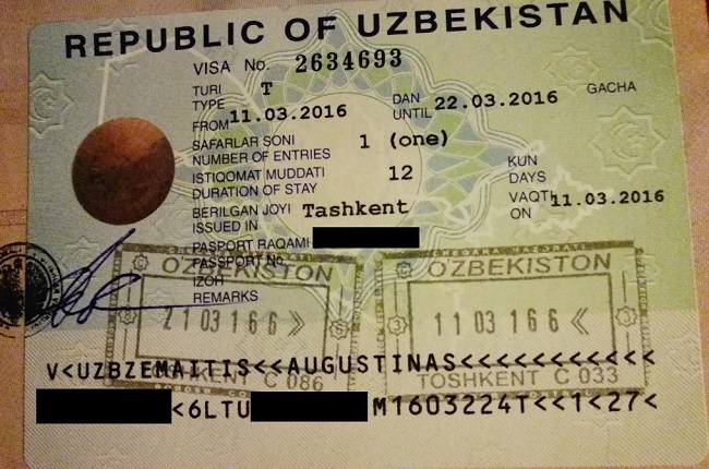 Uzbekijos viza