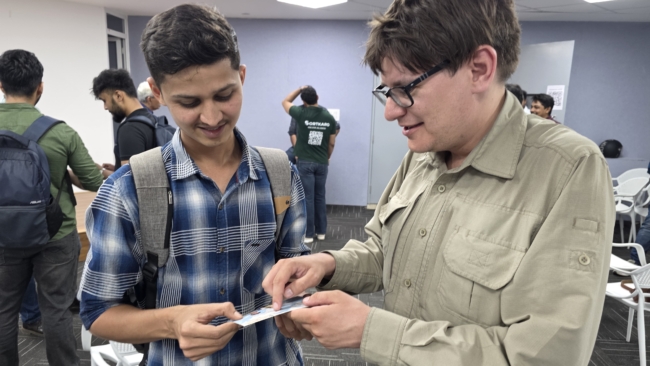 Meetup'e startup'ų tema