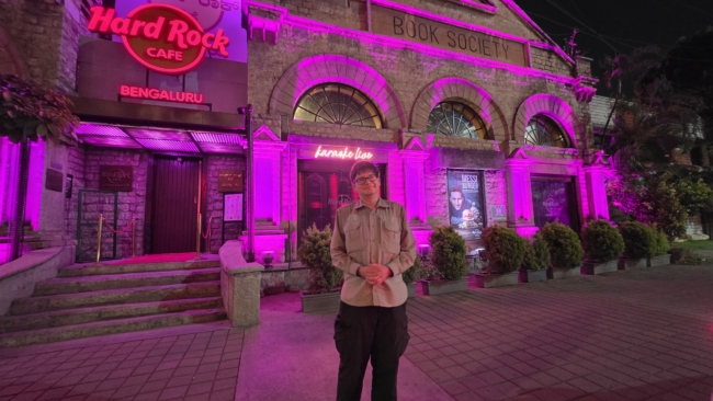 Prie vieno pirmųjų Indijoje Hard Rock Cafe Bangalore