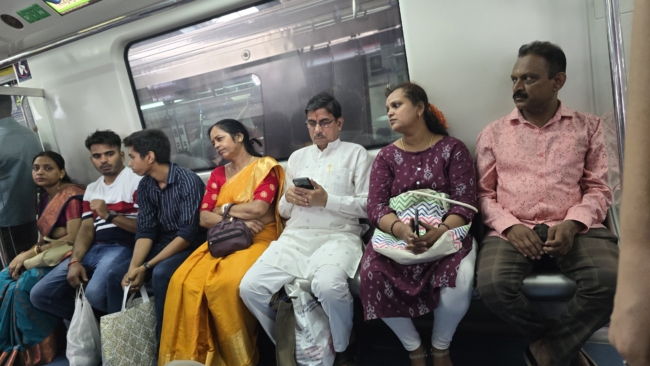 Bangaloro metro - ten, kur jis stovi