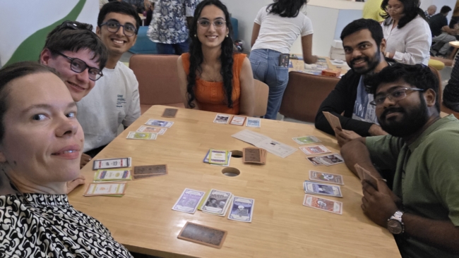 Stalo žaidimų vakare