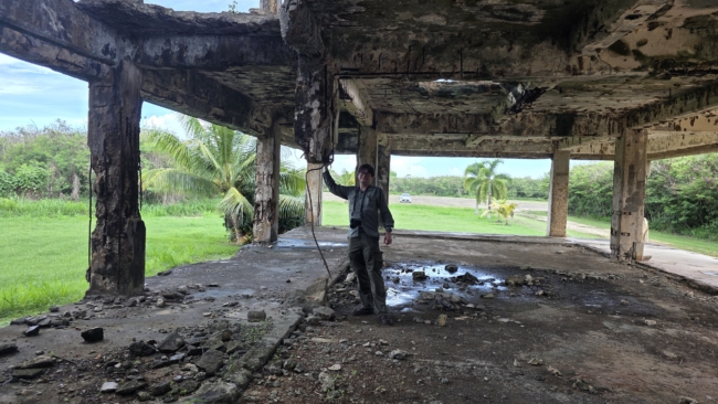 North Field bazės administraciniame pastate