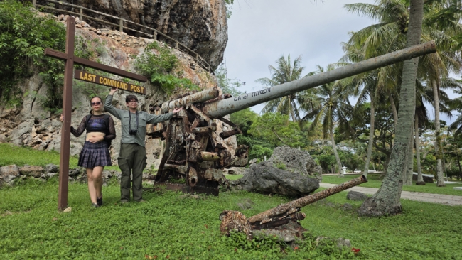 Paliktas japonų pabūklas