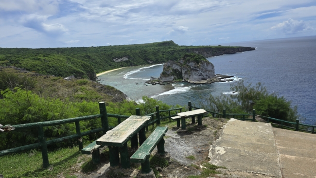Paukščių salos panorama Saipane
