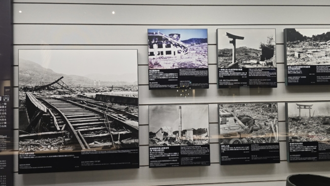 Nagasakio katastrofos vaizdai muziejuje