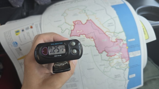 Fukušimos zonos žemėlapis