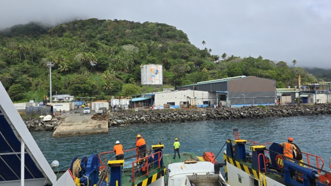 Keltas artėja prie Levukos konservų fabriko