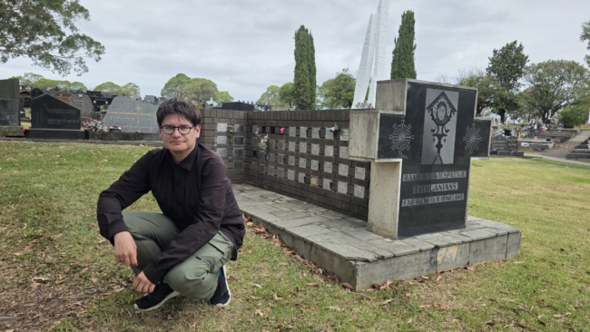 Lietuvių kapinių zonoje Sidnėjuje