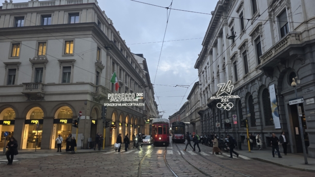 Gatvė Milano centre