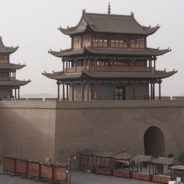 Paskutinis Kinų sienos fortas vakarinėje dykumoje palei Šilko kelią